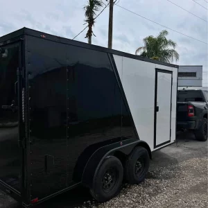 2026 Version 2 Enclosed Cargo Trailer 7x14 Ta Tandem Axle Plycore