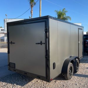 2026 Enclosed Cargo Trailer 7x14 Ta Tandem Axle Plycore Brand 0.080 (SPANISH)