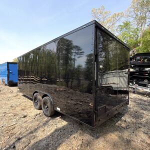 🆕 2026 8.5x20 Ta Enclosed Cargo Trailer Double Axle Polycore 0.080🔥 (BLACKOUT)