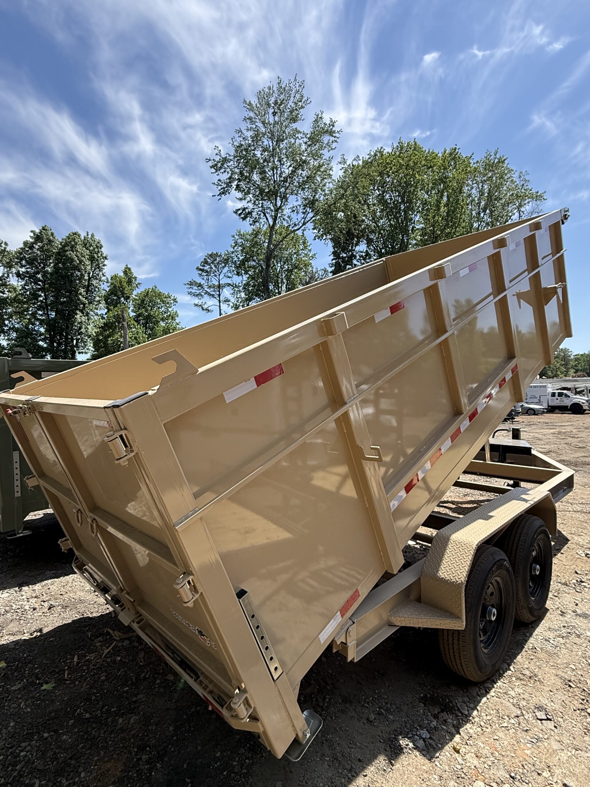 2026 7x16 Dump Trailer β BRAND π πͺπ»π₯ GPS TRACKED π(TAN) - Image 5