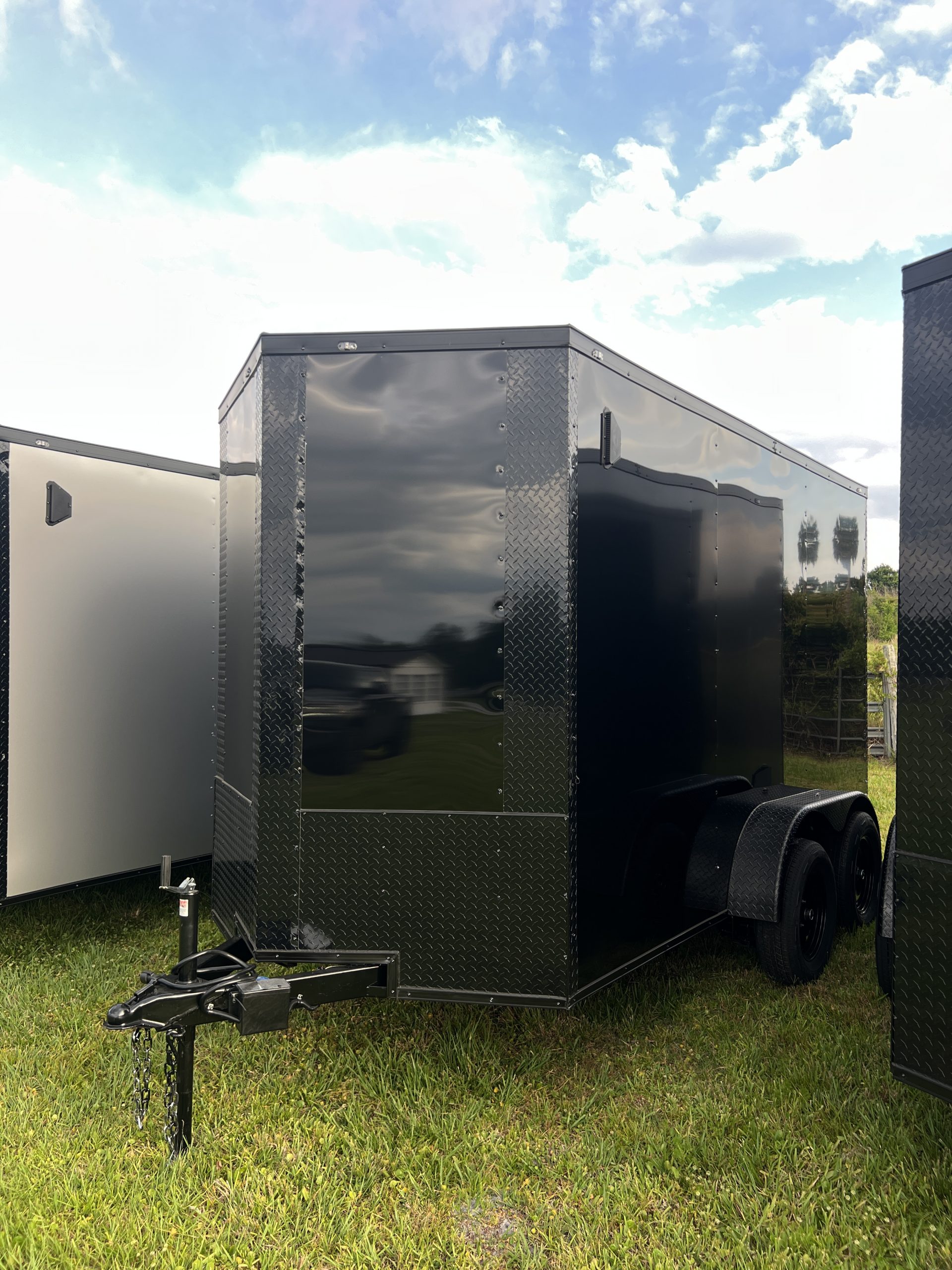 π 2026 6x12 Ta Enclosed Cargo Trailer Double Axle Polycore 0.080π₯ (BLACKOUT) - Image 2