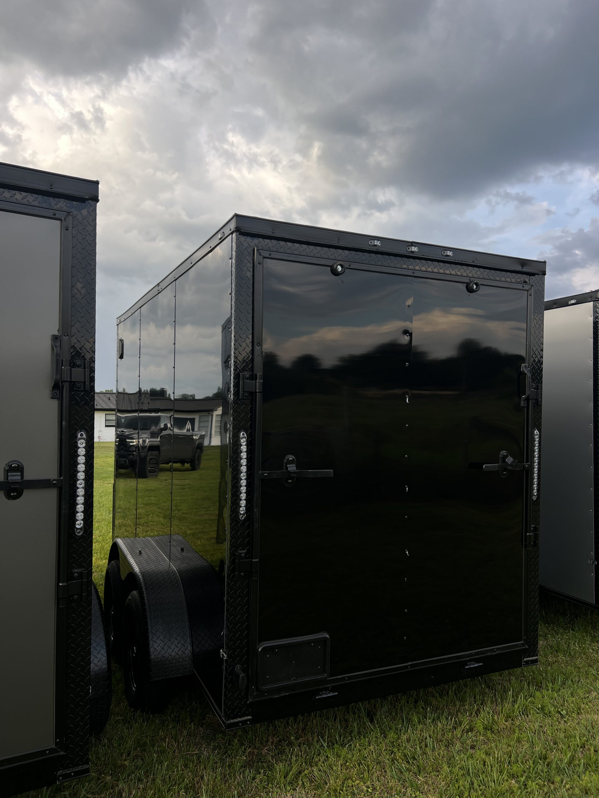 π 2026 6x12 Ta Enclosed Cargo Trailer Double Axle Polycore 0.080π₯ (BLACKOUT) - Image 4
