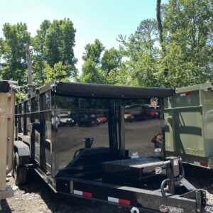 2026 7x16 Dump Trailer — BRAND 🆕 💪🏻🔥 GPS TRACKED 🔒(BLACKOUT)
