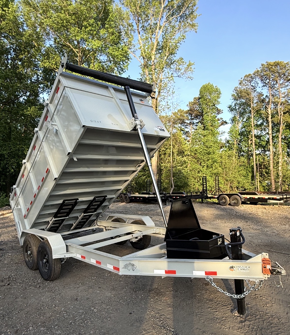 2026 7x16 Dump Trailer β BRAND π πͺπ»π₯ GPS TRACKED π(ATRACITE GREY) - Image 2