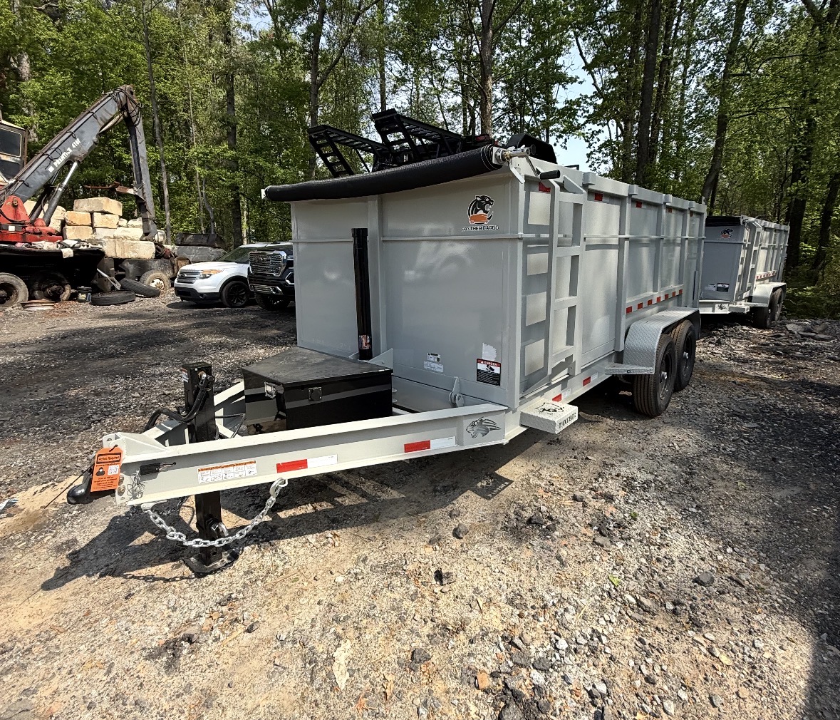 2026 7x16 Dump Trailer β BRAND π πͺπ»π₯ GPS TRACKED π(ATRACITE GREY)